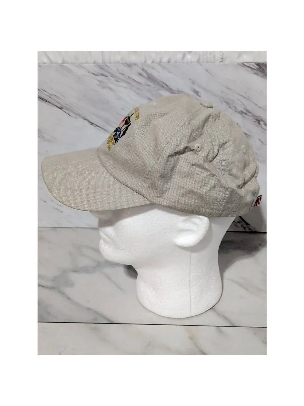 Imperial Vintage Men's Cream Ryder Cup 2004 Oakland Hills Hook & Loop Golf Hat N
